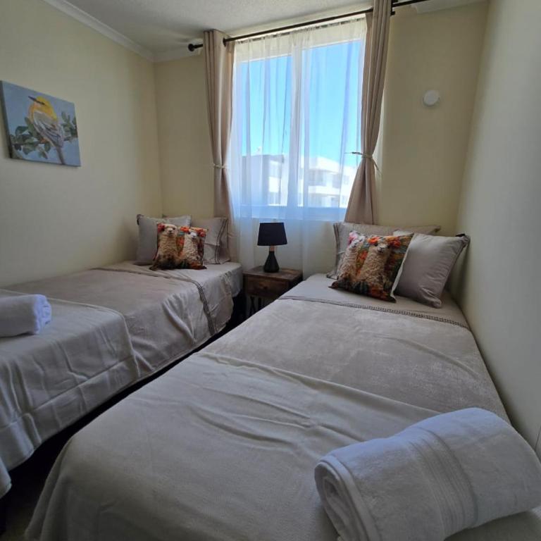 Depto Mi refugio La Serena Beach 2D-1B - Two-Bedroom Apartment with Pool View - 13