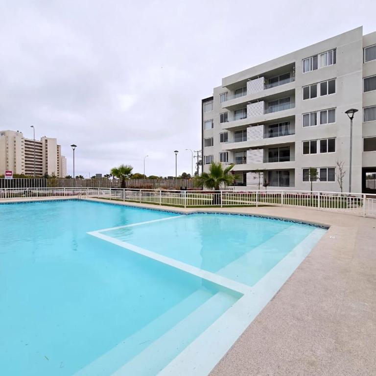 Depto Mi refugio La Serena Beach 2D-1B - Two-Bedroom Apartment with Pool View - 50