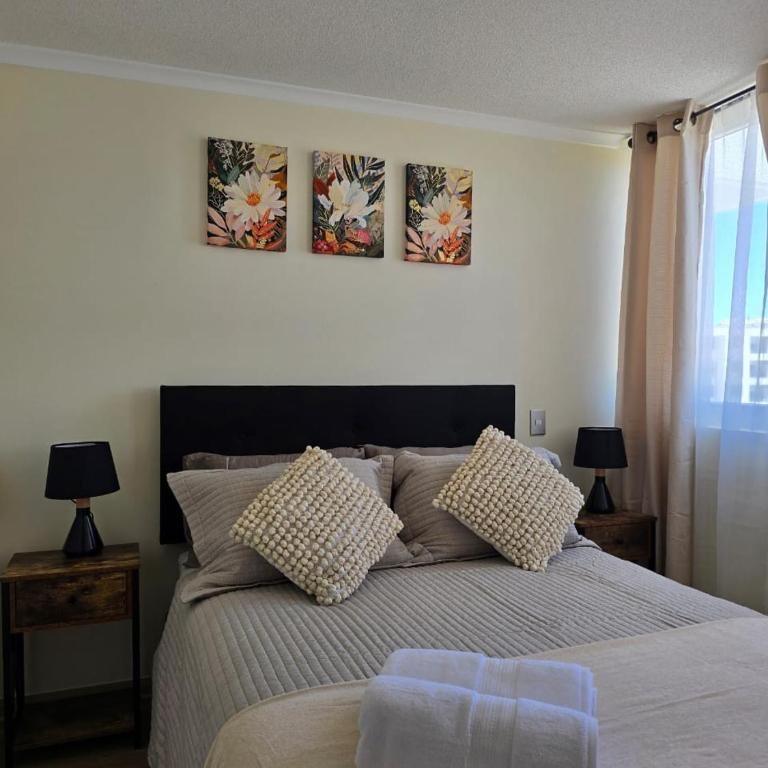 Depto Mi refugio La Serena Beach 2D-1B - Two-Bedroom Apartment with Pool View - 8
