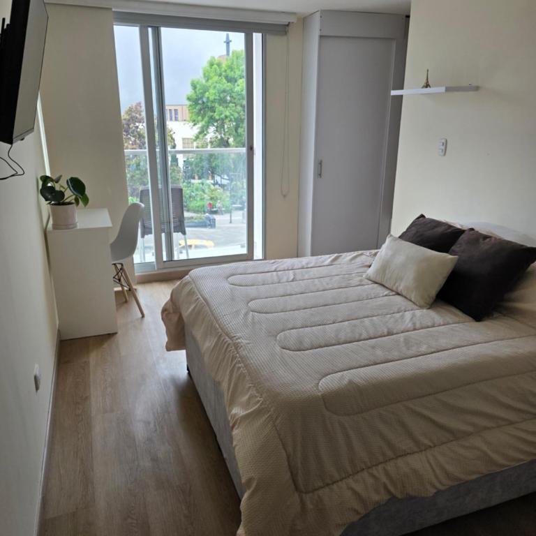 Apartaestudio con vista a AV Santander Manizales - Apartamento de 1 dormitorio - 1