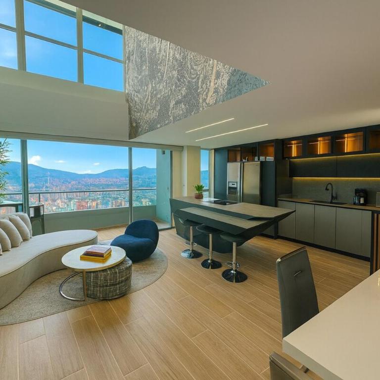 El Poblado Two-Level Luxury Penthouse Amazing View - Three-Bedroom Apartment - 32