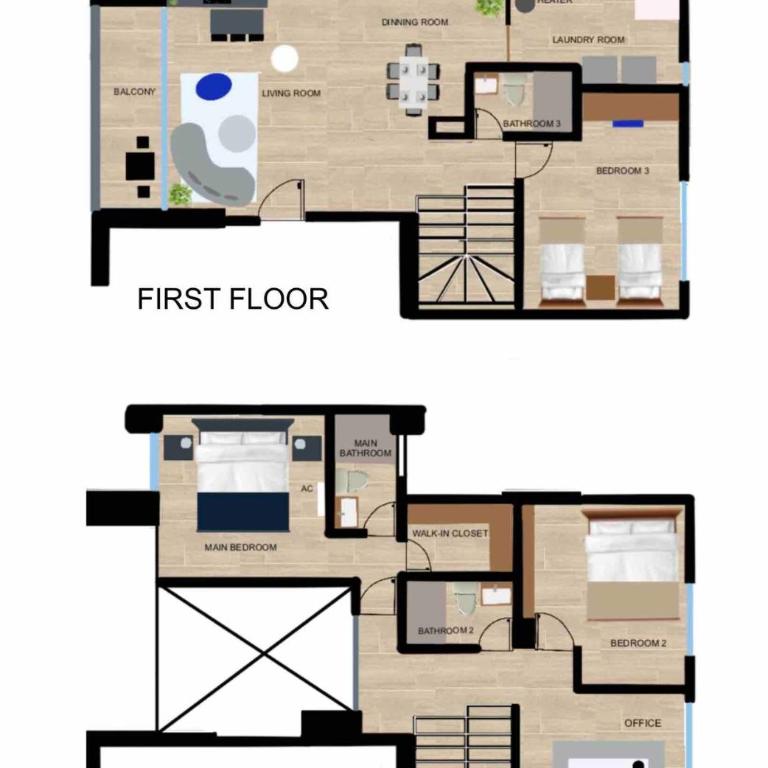 El Poblado Two-Level Luxury Penthouse Amazing View - Three-Bedroom Apartment - 36