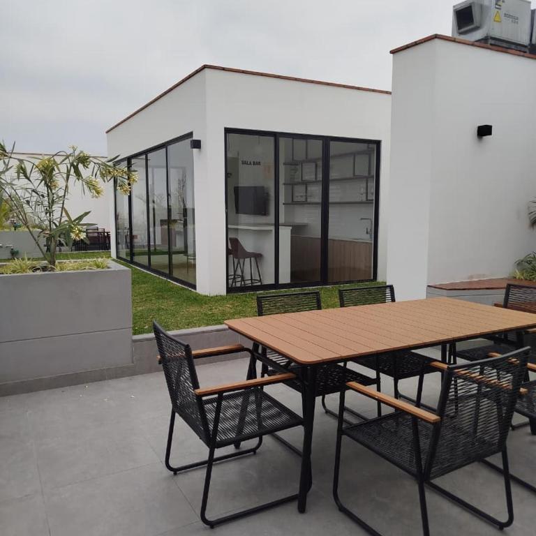 Dpto Moderno Cerca al Estadio Nacional y Circuito Agua con 2 Queen Beds - Two-Bedroom Apartment - 11