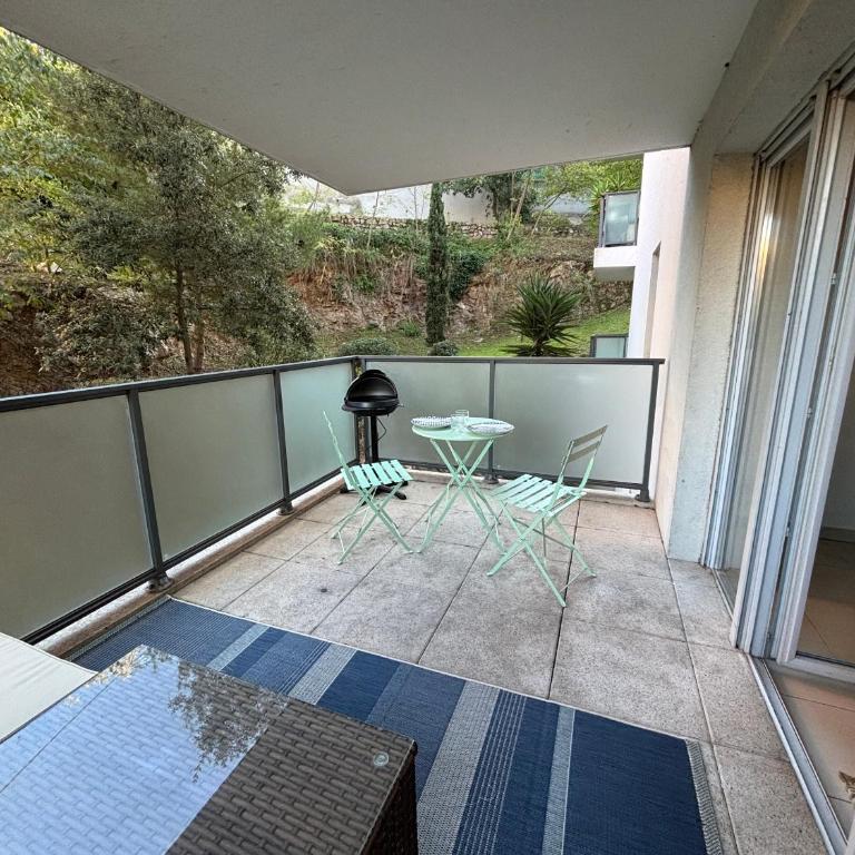 Deux pièces à Sète - Terrasse, Parking, WiFi - FR-1-338-633 - Apartment - 14