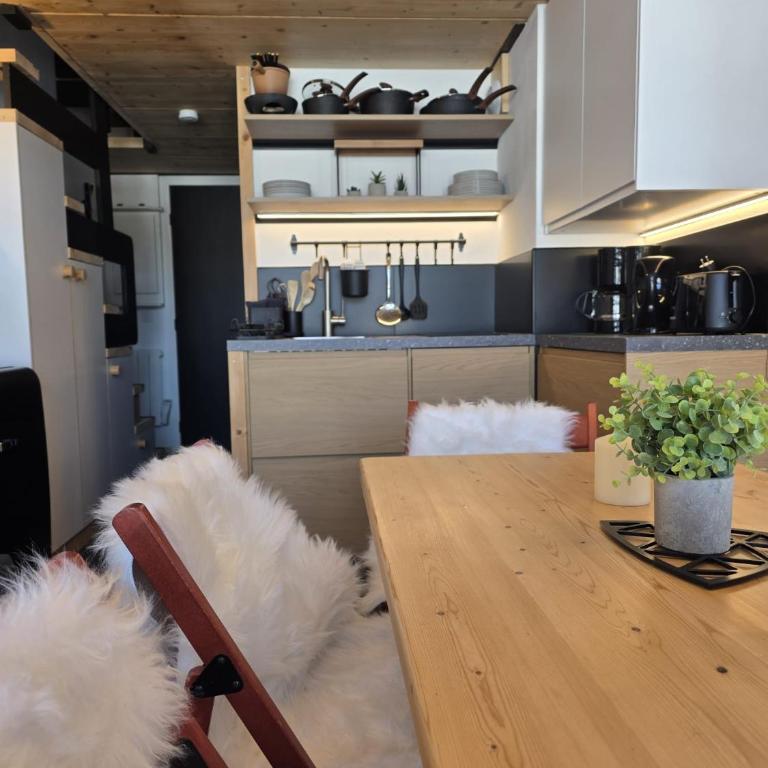 Arcs 1800: 5/6 people Ski Studio view Mont Blanc - Appartamento con 1 Camera da Letto - 43