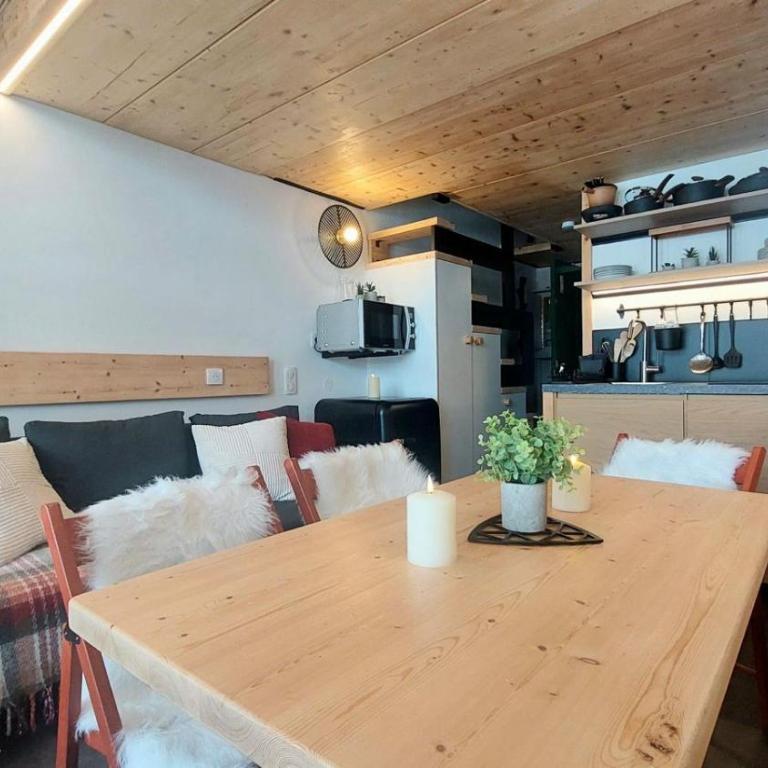 Arcs 1800: 5/6 people Ski Studio view Mont Blanc - Appartamento con 1 Camera da Letto - 39
