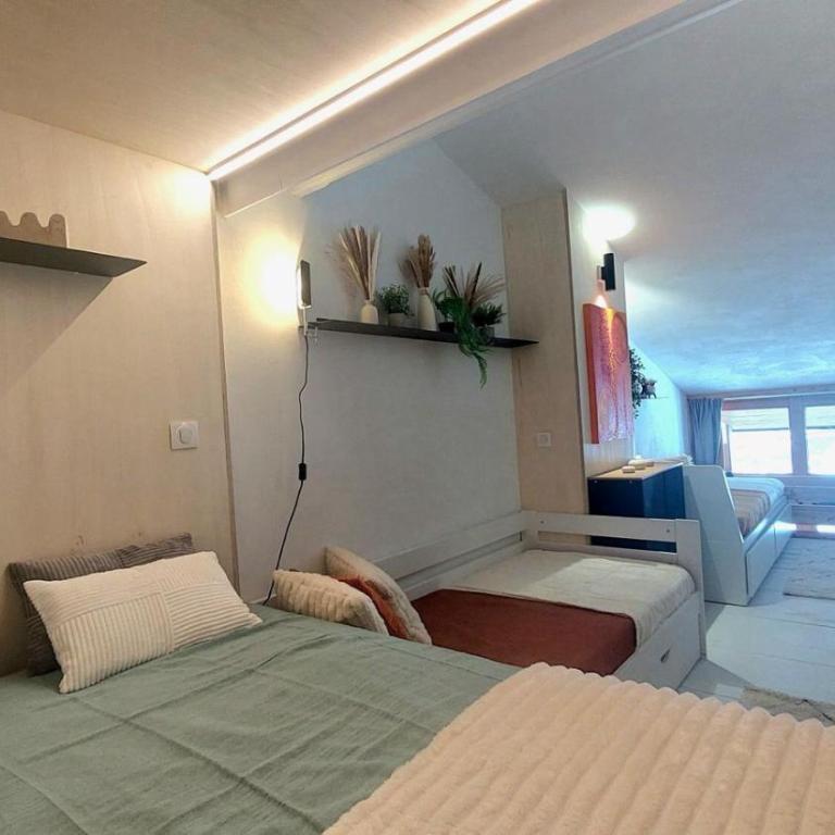 Arcs 1800: 5/6 people Ski Studio view Mont Blanc - Appartamento con 1 Camera da Letto - 41