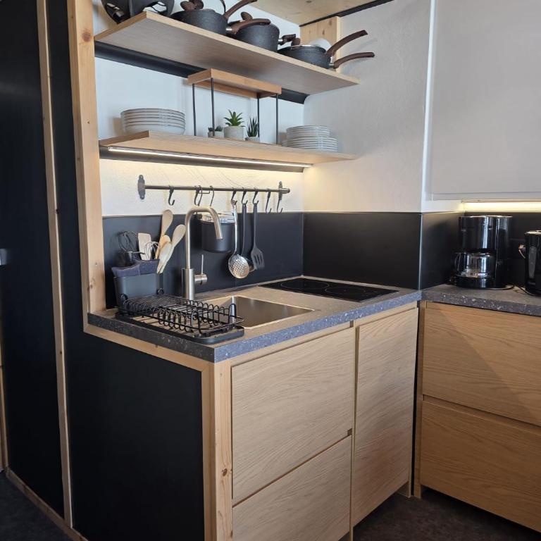 Arcs 1800: 5/6 people Ski Studio view Mont Blanc - Appartamento con 1 Camera da Letto - 57