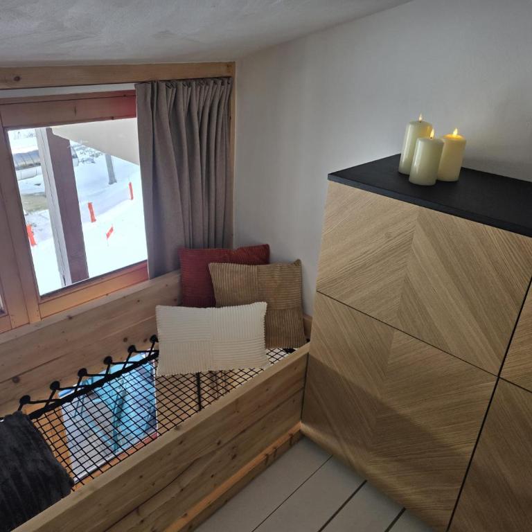Arcs 1800: 5/6 people Ski Studio view Mont Blanc - Appartamento con 1 Camera da Letto - 52