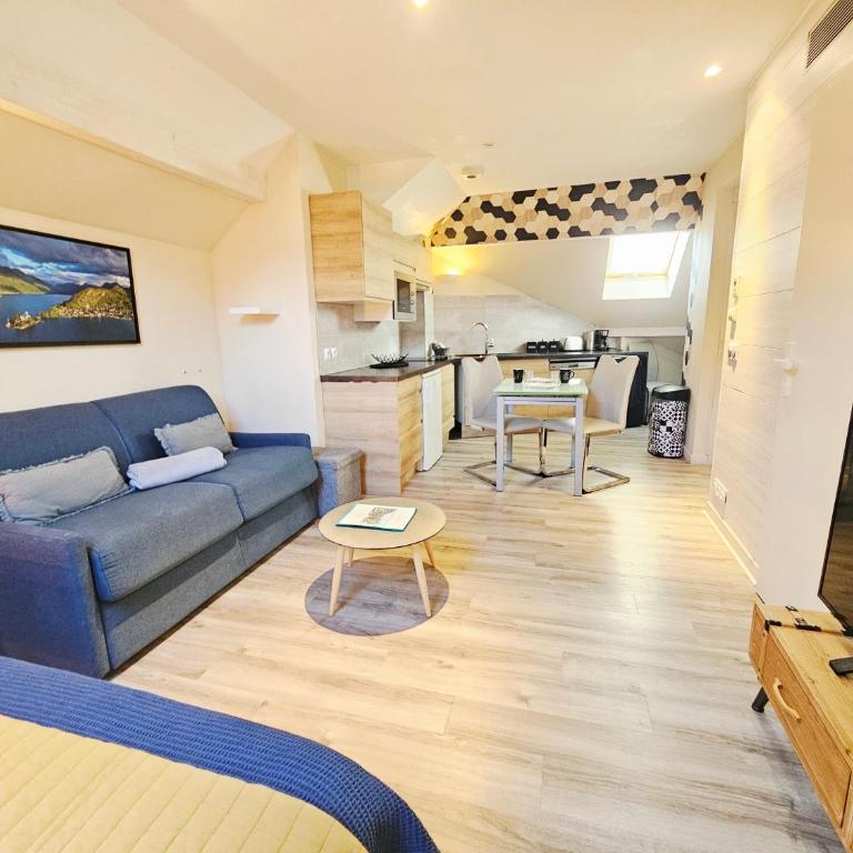 Studio sous les toits - Plage & Parking privés - Loft - 10