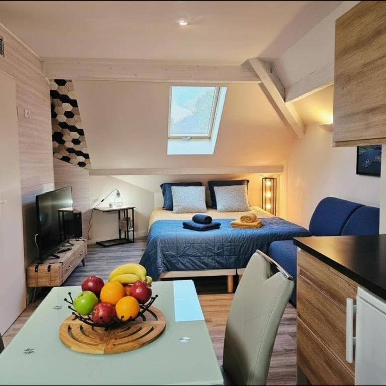 Studio sous les toits - Plage & Parking privés - Loft - 1