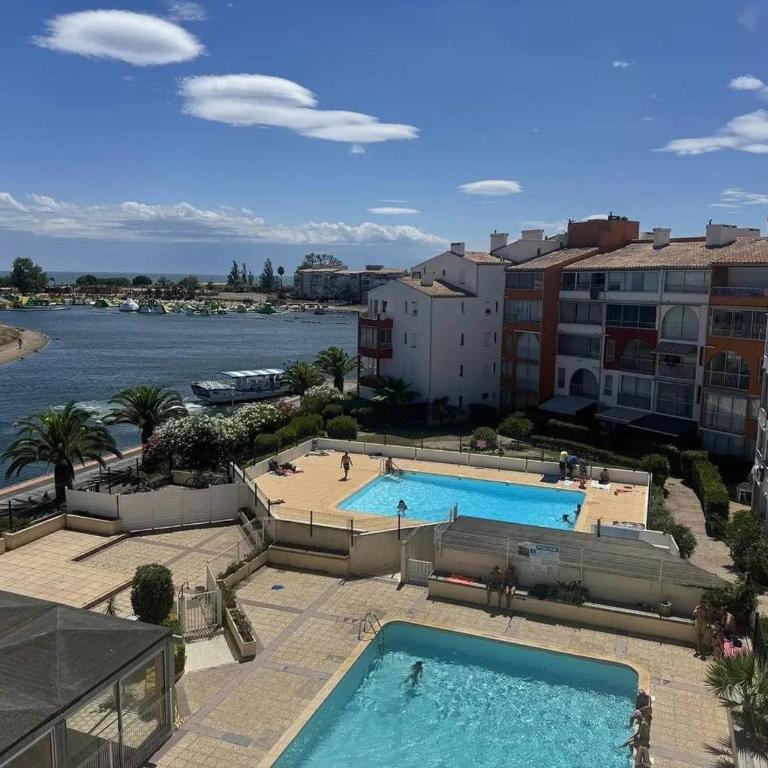 Appartement avec vue chenal et mer - 4 personnes - Cap d'Agde CT980-406 - Appartamento con Vista Piscina - 1