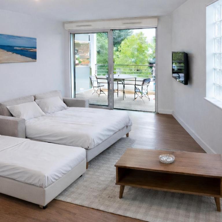 Vaste studio 3 personnes avec balcon et parking - Studio avec Canapé-Lit - 6