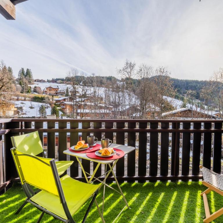 Appt 2 chambres calme avec vue proche centre Les Gets - Two-Bedroom Apartment - 21