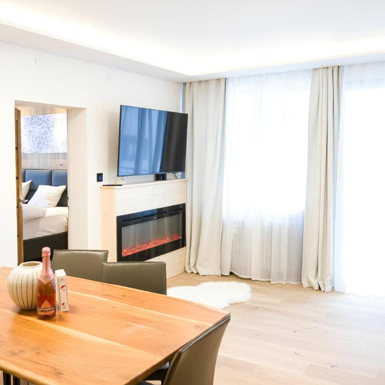 NĀVA PLACE Premium Alpine Apartment in Kaprun - Private Sauna, Peaceful Location, Near Glacier & WIFI - Apartment mit 1 Schlafzimmer - 5