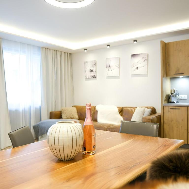 NĀVA PLACE Premium Alpine Apartment in Kaprun - Private Sauna, Peaceful Location, Near Glacier & WIFI - Apartment mit 1 Schlafzimmer - 3