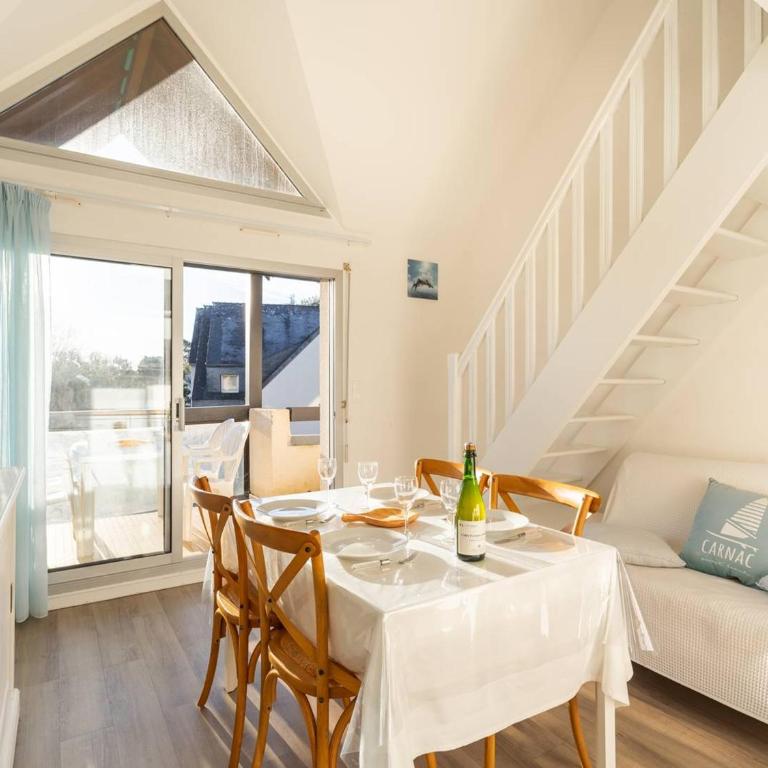Carnac : Duplex 3 pièces avec accès piscine chauffée, 4 pers. - FR-1-477-193 - Appartement (4 Adultes) - 7