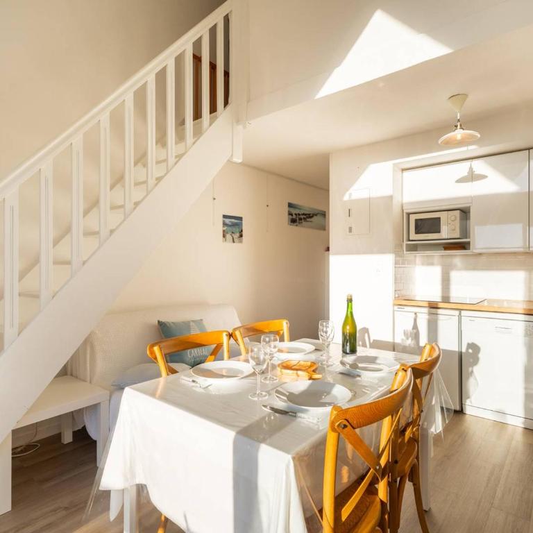 Carnac : Duplex 3 pièces avec accès piscine chauffée, 4 pers. - FR-1-477-193 - Appartement (4 Adultes) - 8
