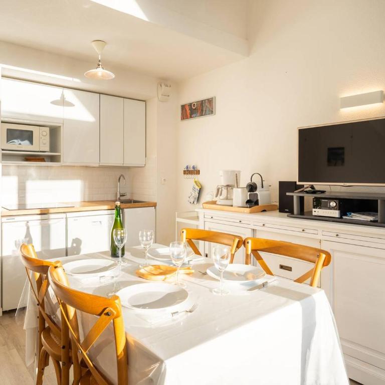 Carnac : Duplex 3 pièces avec accès piscine chauffée, 4 pers. - FR-1-477-193 - Appartement (4 Adultes) - 10