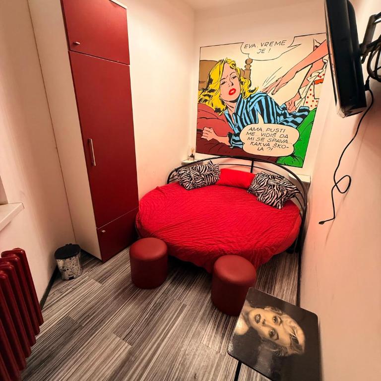 Pop Art - Deluks Dvokrevetna Soba sa Bračnim Krevetom - 2