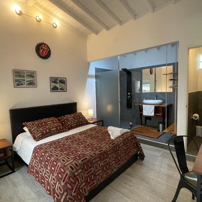 CASA AZUL Jardín - Habitación Doble Grande - 3