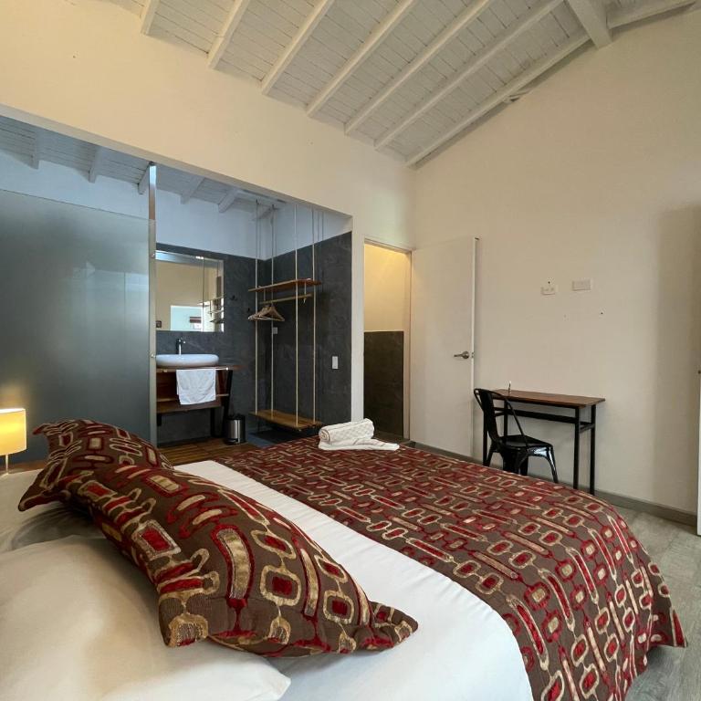 CASA AZUL Jardín - Habitación Doble Grande - 6