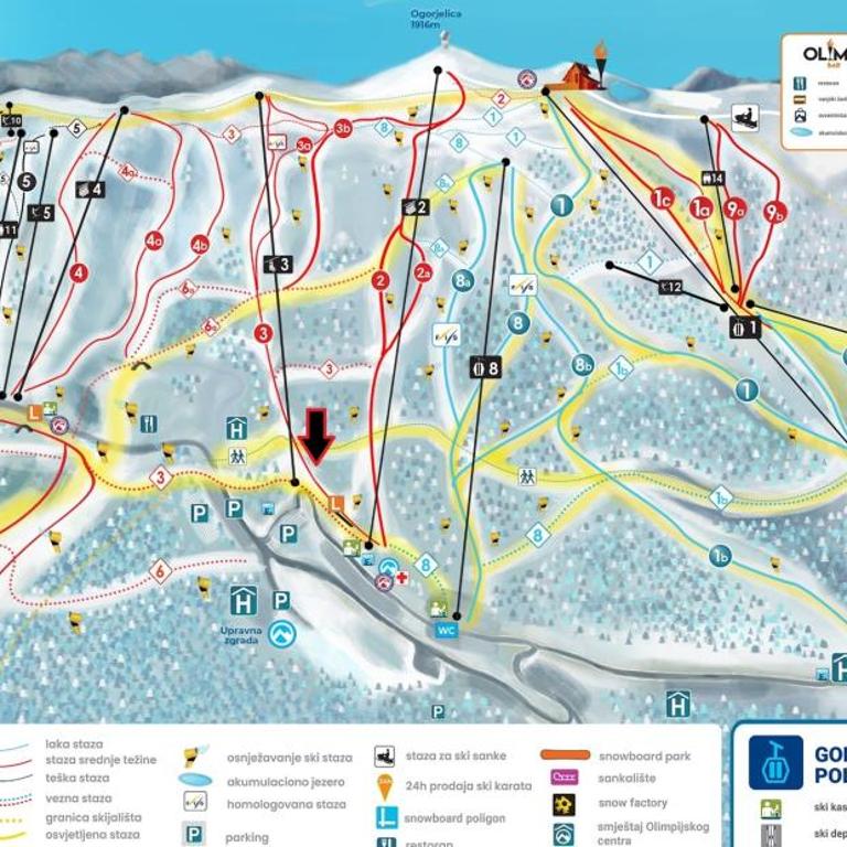 Jahorina apartmani Dvosjed - One-Bedroom Apartment - 18
