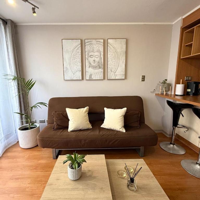 Departamento 1 habitación pleno centro de Viña - One-Bedroom Apartment - 1