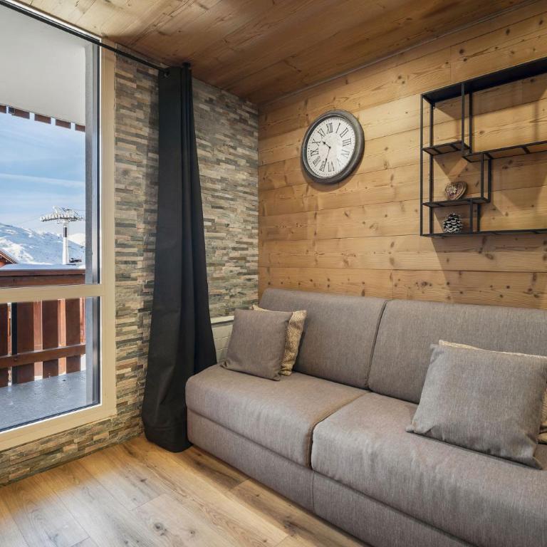 Stylish Studio Apt, Alpine Nest with Panoramic VT Views, Sleeps 4 - Résidence Les Hauts De La Vanoise - Appartamento - 9