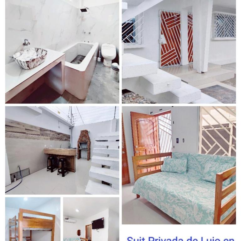 BLUE HOUSE CASA AZUL 3 Blocks from the Sea - Four-Bedroom House - 8