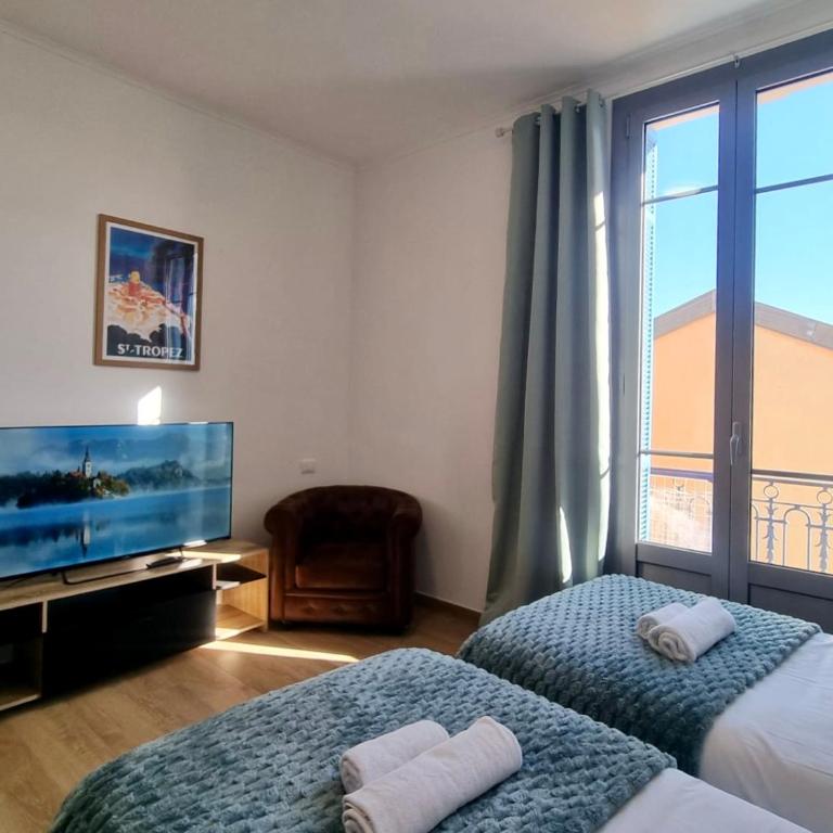 Monaco Villa BRIGITTE Terrasse - Appartement 2 Chambres avec Balcon - 17