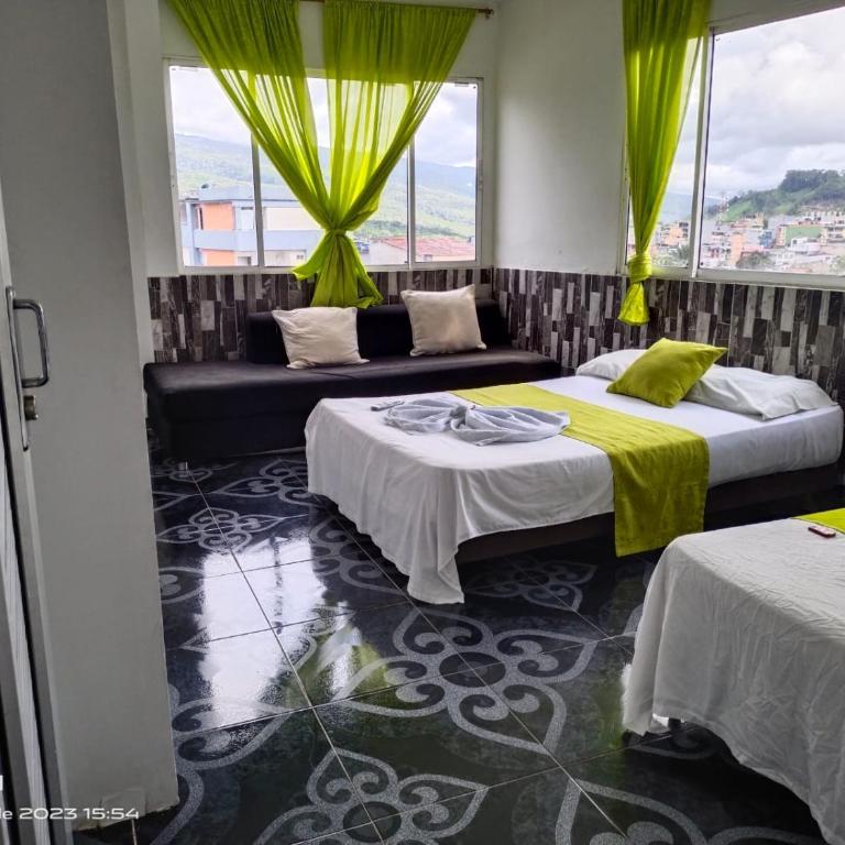 Hotel Luis Ángel - Habitación con vistas a la ciudad - 2 camas - 4