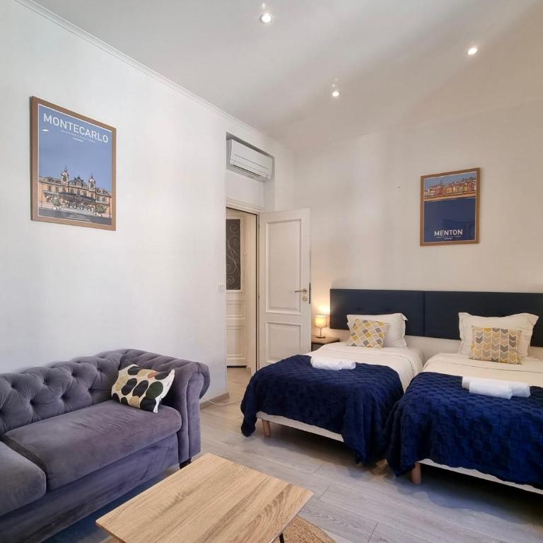 Monaco Villa BRIGITTE Terrasse - Appartement 3 Chambres avec Balcon - 6