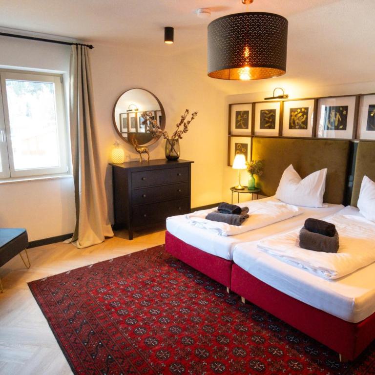 Appartements Cafe Schneider - Apartment mit 3 Schlafzimmern und Dusche - 21