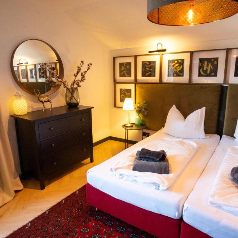 Appartements Cafe Schneider - Apartment mit 3 Schlafzimmern und Dusche - 29