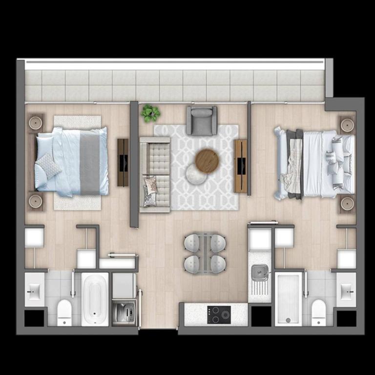 Panoramic View Apartment With Heaters And AC - Apartment - 26