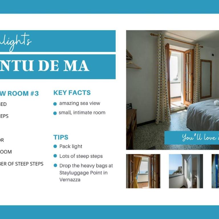 Ventu de Ma Studios & Rooms - Double Room with Sea View - 3