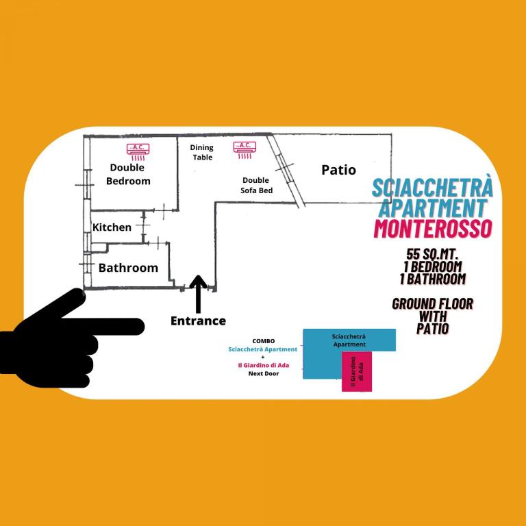 Sciacchetrà Apartment with AC & Patio - Appartamento con 1 Camera da Letto - 7