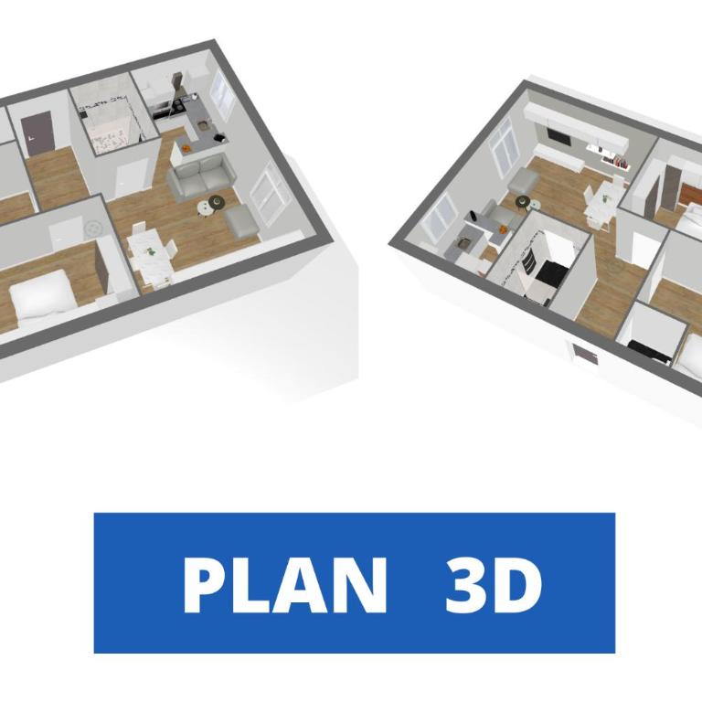 Clod - 2 bedrooms - Parking - Wifi Air conditioning - Appartement 2 Chambres - 29