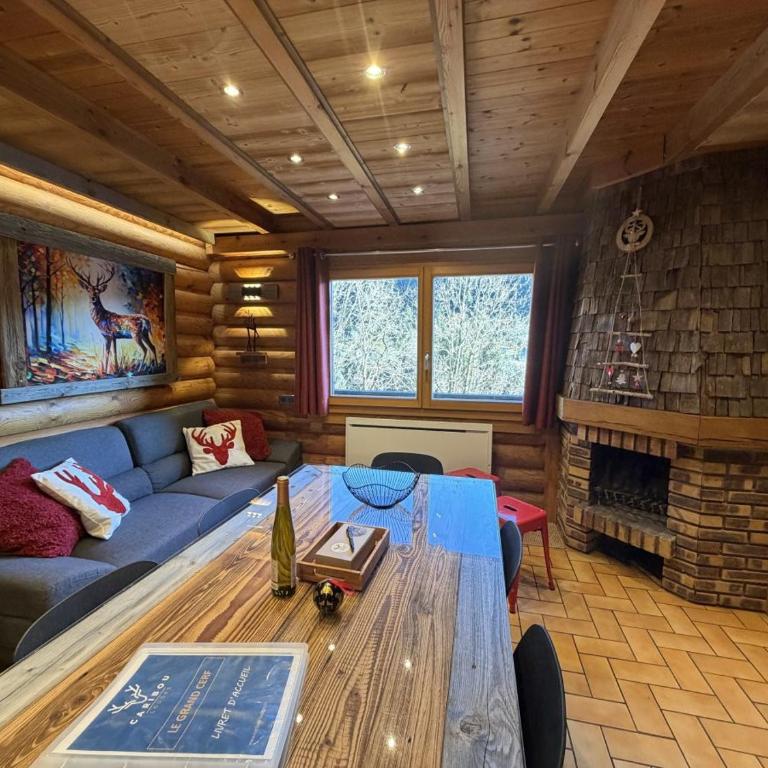 LE GRAND CERF Chalet en rondins avec SPA Jacuzzi - Chalet - 30