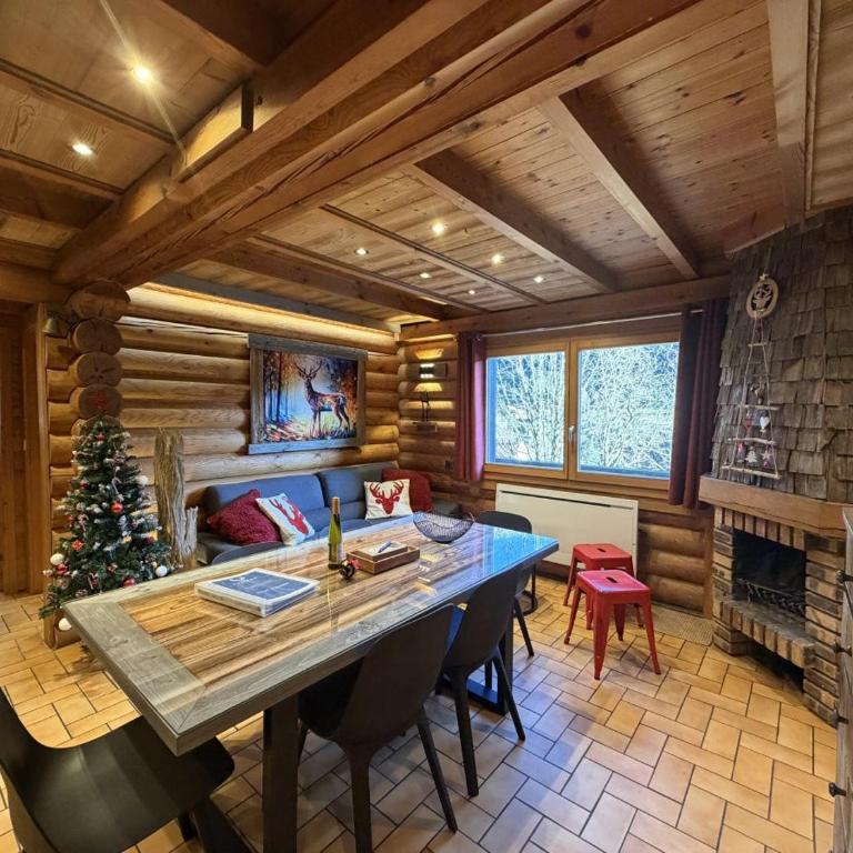 LE GRAND CERF Chalet en rondins avec SPA Jacuzzi - Chalet - 32