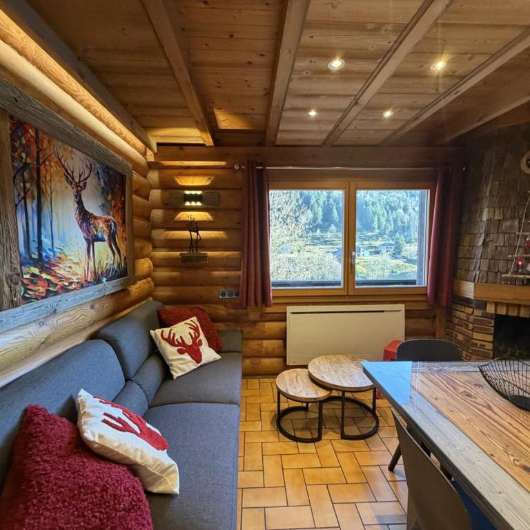 LE GRAND CERF Chalet en rondins avec SPA Jacuzzi - Chalet - 33