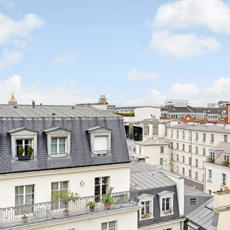 A C 2P apartment with terrace and view of Paris - Appartement 1 Chambre - 14