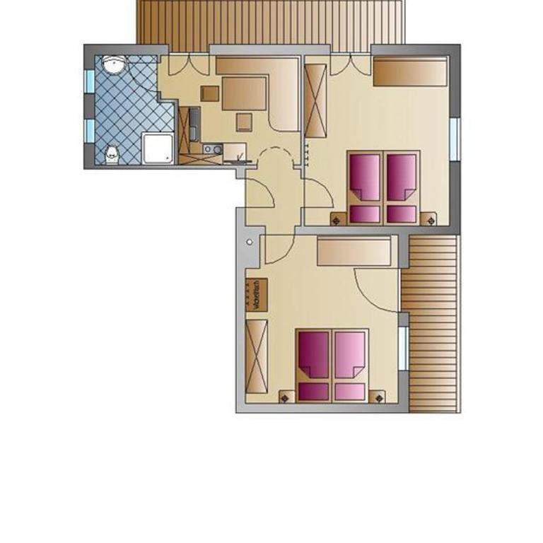 Landhaus Tyrol - Apartment mit 2 Schlafzimmern und Dusche - 2