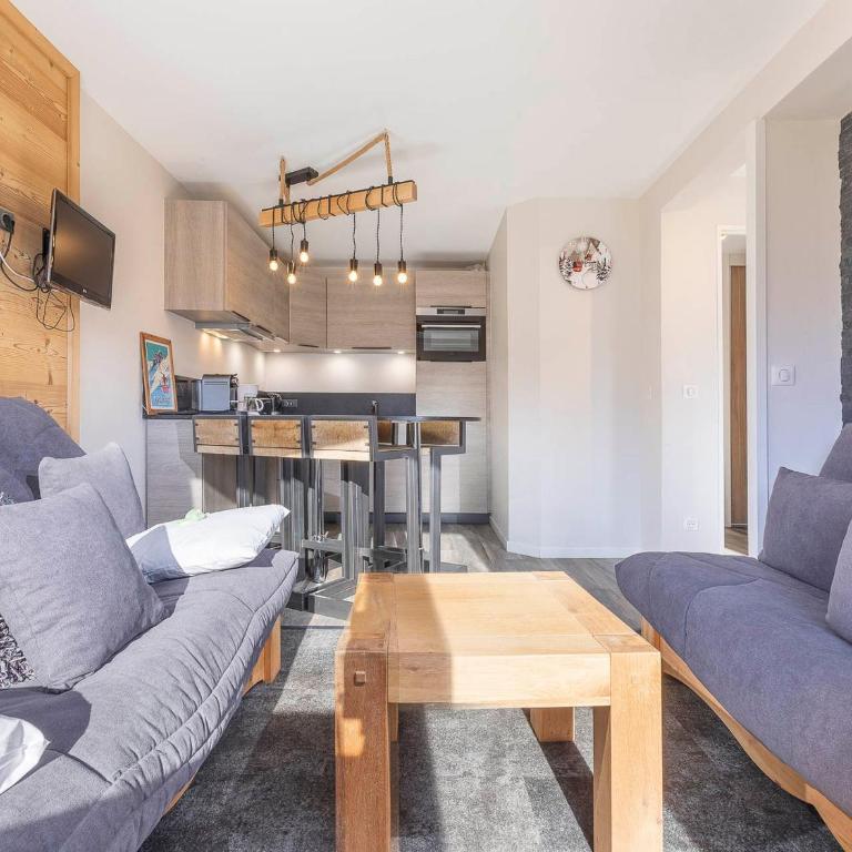 Charmant 2 pièces cabine rénové 6 personnes avec balcon à Avoriaz - Apartment mit 1 Schlafzimmer - 7