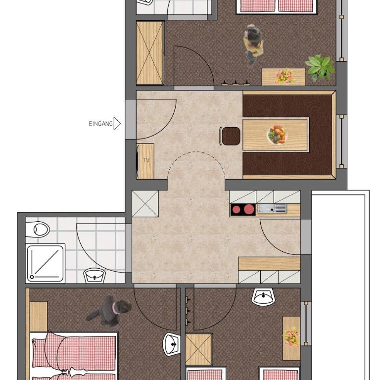 Landhaus Sailer - Apartment mit 3 Schlafzimmern - 2