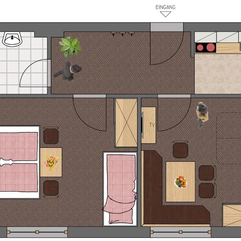 Landhaus Sailer - Apartment mit 1 Schlafzimmer - 3