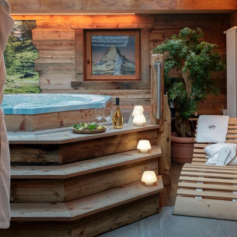 Chalet Matterhorn François - Central Alpine Chalet with Private SPA & Breakfast - Chalet Superior - 15