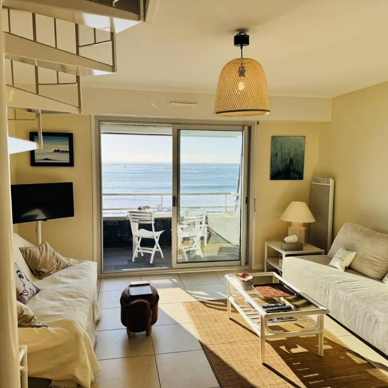 Les Courlis, appt vue mer 2 chambres, parking, centre-ville, classé 2 étoiles - Appartement 2 Chambres avec Balcon et Vue sur la Mer - 3