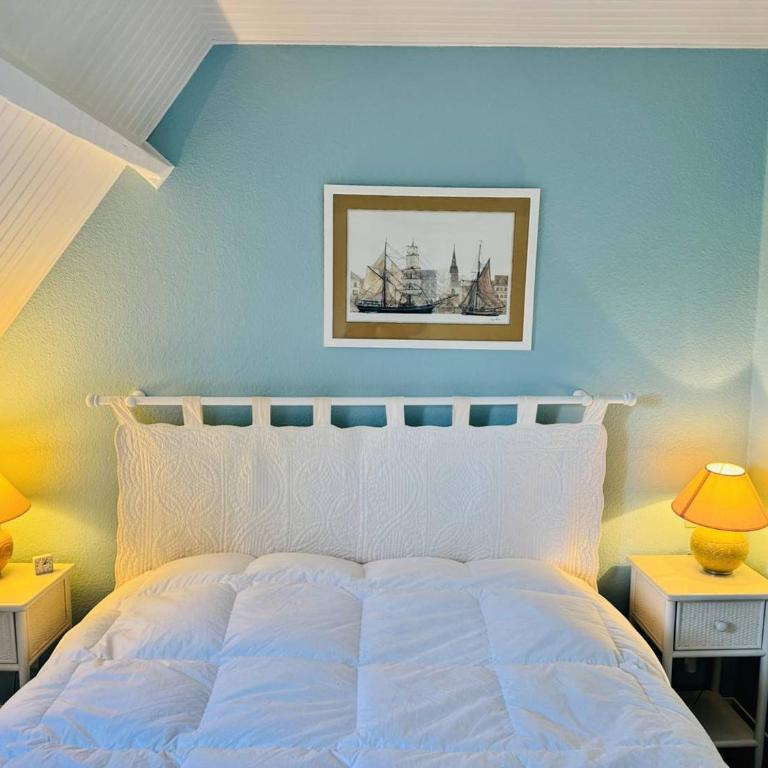 Les Courlis, appt vue mer 2 chambres, parking, centre-ville, classé 2 étoiles - Appartement 2 Chambres avec Balcon et Vue sur la Mer - 20